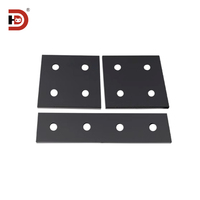 Plaque de connexion verticale 2020 2/4/6/8 trous Fixation de connexion de renfort de profil en aluminium 4040