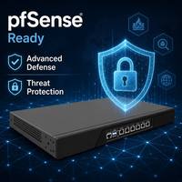 Appareil de sécurité réseau Gigabit 1U en rack, 6 ports LAN, serveur routeur pare-feu PfSense avec matériel X86 DDR4
