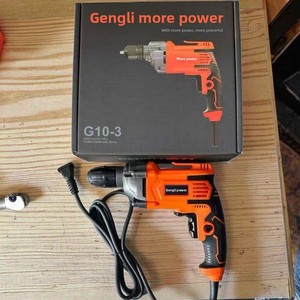 Herramientas Profesionales de Alta Potencia al por Mayor, Mini Taladro Manual de 220V, Diámetro de Perforación de 10mm, Portátil, para Uso en Construcción - Product Image 2