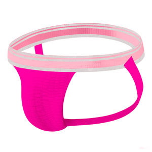 Hommes Jockstrap 3cm Rayé Ceinture Sangles Latérales Sexy Sous-Vêtements Coton Ours Jockstrap Respirant Sexy Strings Gay Hommes Jockstrap - Product Image 6