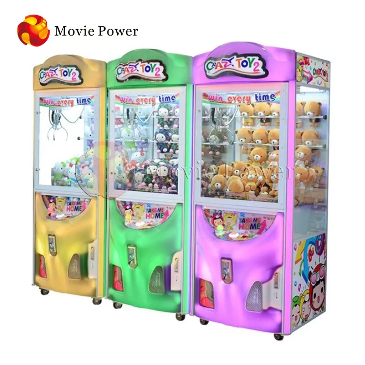 Hot selling doll claw machine coin operated arcade game machines children toy claw crane machine