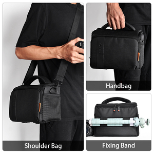 FOSOTO B500 <span class=keywords><strong>DSLR</strong></span> Cámara Bolsas Impermeable Nylon Digital Hombro Bolsa de almacenamiento Cámara <span class=keywords><strong>Dslr</strong></span> Bolsa Cámara Estuche para Canon Nikon Sony Lente - Product Image 5