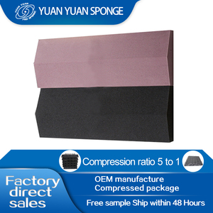 Mousse de plafond de studio écologique ignifuge personnalisable OEM ODM panneaux de mousse acoustique en éponge pour studio d'enregistrement de musique colorée - Product Image 2