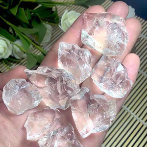 Cristal Curativo Sin Pulir, Grava de Cristal para Acuario, Cuarzo Natural Pulido, Piedra Bruta Transparente - Product Image 3