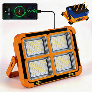 Lampe d'<span class=keywords><strong>urgence</strong></span> solaire LED portable 100W avec chargement USB, boîtier ABS, lampe <span class=keywords><strong>de</strong></span> signalisation pour camping extérieur et panne <span class=keywords><strong>de</strong></span> courant - Product Image 1