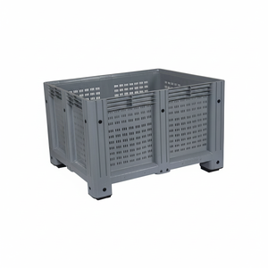 กล่องพลาสติกสำหรับอาหาร ED-KON 1210-76 P สำหรับงานหนัก กล่องพาเลทอุตสาหกรรม 100x70 ซม. สำหรับโรงรถ - Product Image 2