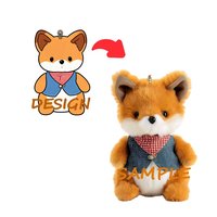 Fabrication sur mesure de jouets en peluche personnalisés à faible MOQ, avec logo, livraison DDP