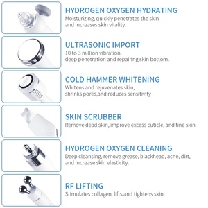 Máquina de Limpieza Facial Profunda 6 en 1, Exfoliante, Pulverizador de Oxígeno, Terapia de Agua y Oxígeno - Product Image 2