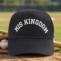 Gorras de Béisbol Personalizadas HBA54, Suministro Directo de Fábrica, Unisex, Color Sólido, 5 Paneles, Estructuradas, 100% Algodón, Bordado 3D en Relieve