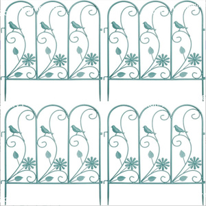 Clôture de jardin <span class=keywords><strong>et</strong></span> panneau mural modernes en fer, décoration extérieure pour plantes avec finition thermolaquée - Product Image 3