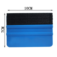 Qili 9 pièces Kit de grattoir de film transfrontalier outils de teinte à changement de couleur pour voiture vinyle Wrap raclette Position du corps