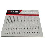 Panneau composite perforé insonorisant - 595x559x5mm en coton avec absorption et isolation acoustique pour hôtels et salles de conférence