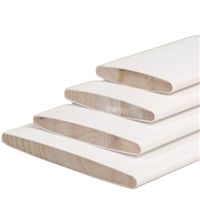 Lames de volet en bois massif pré-peintes de haute qualité pour aérateurs et accessoires de volets