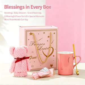 Set Regalo per Matrimoni, San Valentino, Compleanni, Festa della Mamma, Set Regalo con Tazza e Asciugamano, Souvenir e Regali Originali per Donne - Product Image 1