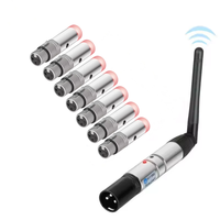 Mini variateurs de lumière 2.4G 3 broches sans fil DMX512, émetteur et récepteur compact, contrôleur DJ pour éclairage de scène de bar