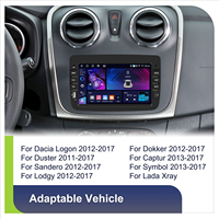 Autoradio Android 7,0 pouces pour Renault Dacia, Carplay sans fil, navigation GPS, lecteur radio, tout en un