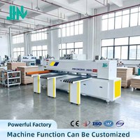 Scie à panneaux CNC automatique pour le travail du bois, machine à découper le bois avec table coulissante informatisée, scie à poutre alternative automatique pour la fabrication de meubles