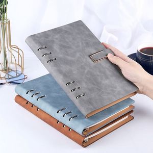 Custom A5 Spiral-Bound Loose-Leaf Notebook Detachable <b>Notepad</b> Business Gift With Printable Logo Cover - Product Image 1