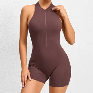 Factory Direct Wholesale Sexy Tight Jumpsuits for Women Female Body Gym Fitness Sets Yoga Apparel