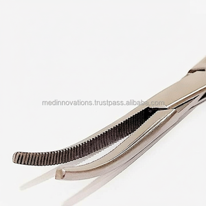 CRILE Ensemble d'instruments forceps pour artères de Cushing en acier inoxydable, à coupe lisse et design droit, pour la chirurgie générale et les professionnels de la coiffure - Product Image 1