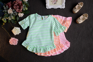 เสื้อยืดเด็กผู้หญิงแขนสั้นผ้าฝ้าย 100% คุณภาพพรีเมียมจากจีน - Product Image 2