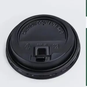 Biyobozunur kahve kapaklı kupa isıya dayanıklı puding bardaklar cam kapaklı plastik pp gıda kapaklı konteynerler