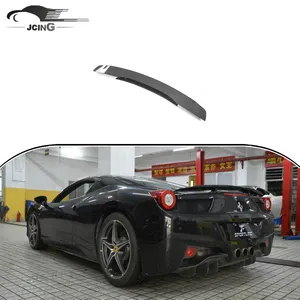 Içİn karbon fİber arka Trunk boot Spoiler Ferrari 458 Italia bankası Coupe 2011-2013 gövde kiti spoiler