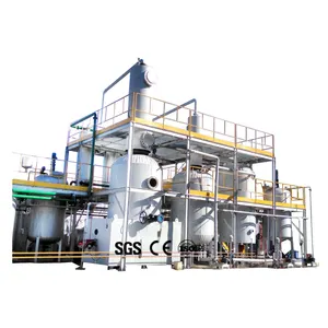 low sulfur content used oil recycling waste oil to diesel fuel oil distillation plant