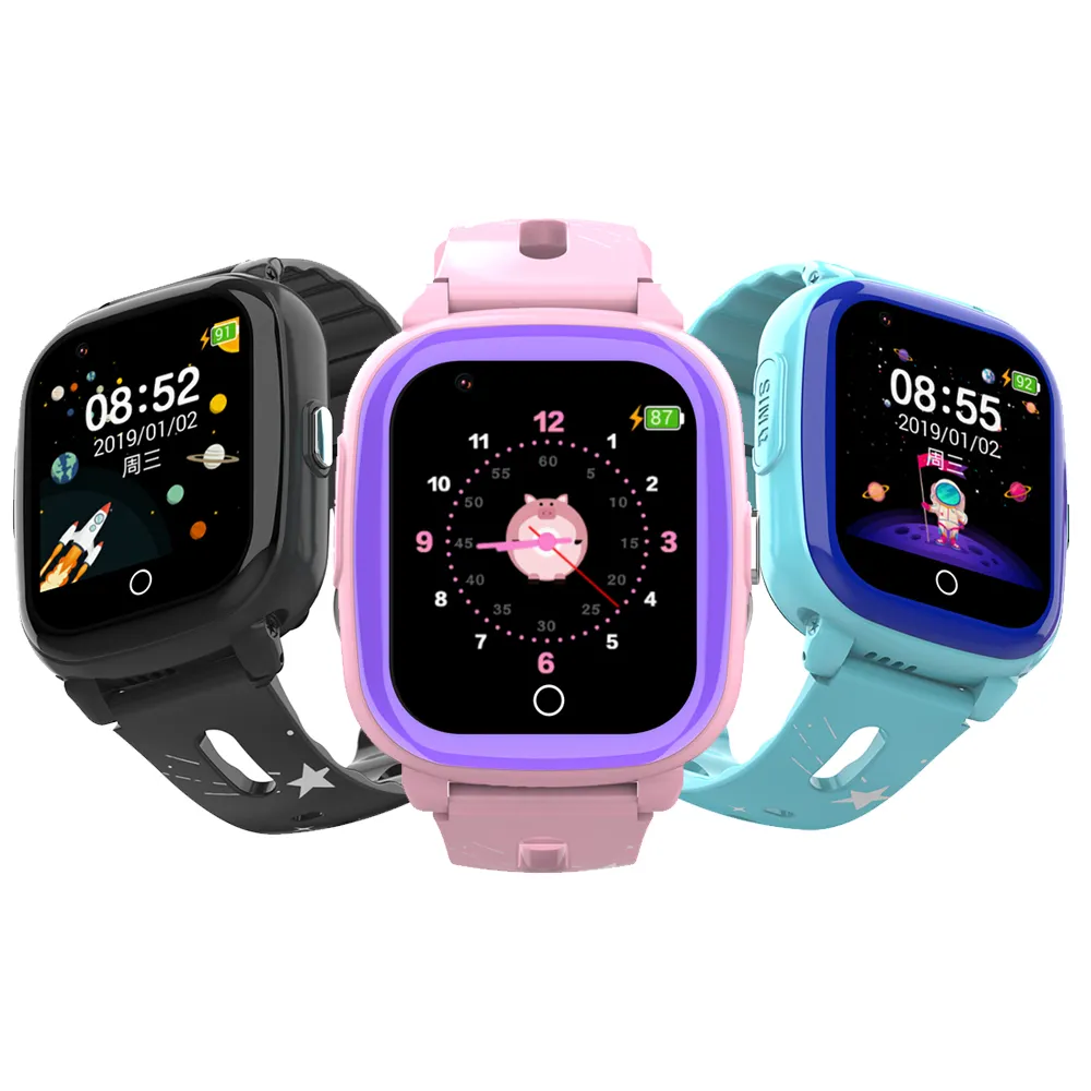 Умные часы Wonlex 4G CT10 GPS для детей, 2023 электронные гаджеты, Бесплатные аксессуары, Сменный Чехол