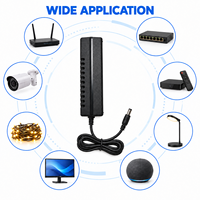 Alimentation électrique fiable certifiée GS TUV CE FCC, prise EU, 72W 24V 3A, multi-protection, adaptateur de bureau pour bande LED, moniteur