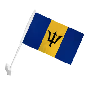Martinique Großhandel Sublimation Blank Günstige Aut ofens ter Flaggen Auto Flagge Polyester National flagge - Product Image 6