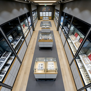 Vitrine murale moderne <span class=keywords><strong>pour</strong></span> bijoux et montres avec éclairage LED <span class=keywords><strong>pour</strong></span> les centres commerciaux - Product Image 3