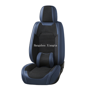 Housse de siège de voiture universelle en cuir PU 5D de luxe Xiangta, housse de siège de voiture stéréo 5D, en cuir PVC imperméable - Product Image 3