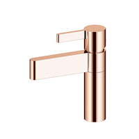 Robinet de lavabo moderne en laiton, monotrou, pour eau froide, finition céramique, pour salles de bain