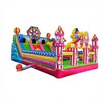 Trampoline gonflable commercial personnalisé pour enfants, motif dessin animé, écologique, en PVC Beleqi, vente directe usine, pour parcs d'attractions