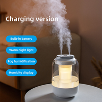 Nouvel Humidificateur à Double Pulvérisation 2026, Grande Capacité 2L, Silencieux avec Indicateur et Lumière Ambiante pour Maison, Chambre, Bureau, Dortoir