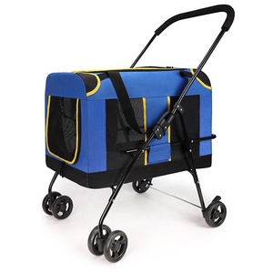 Vente en gros en usine <span class=keywords><strong>de</strong></span> grande poussette pour <span class=keywords><strong>chien</strong></span> <span class=keywords><strong>de</strong></span> haute qualité <span class=keywords><strong>de</strong></span> luxe 4 roues poussette pour animaux <span class=keywords><strong>de</strong></span> compagnie chat chariot pour <span class=keywords><strong>chien</strong></span> pour <span class=keywords><strong>chien</strong></span> - Product Image 5