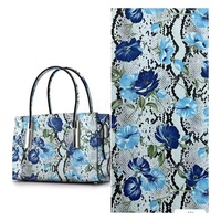 Sac à main imprimé serpent et fleur en cuir PU, lot de Stock, nouvelle collection