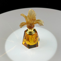 Botol Parfum Kristal Bunga Ukiran Tangan Sinyore Kelas Atas, Tren Mode Shanghai untuk Botol Parfum Minyak Atsiri