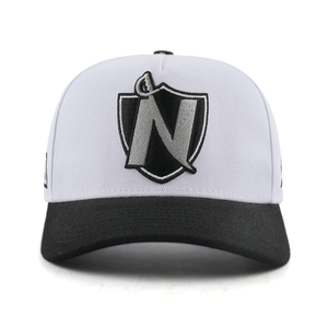 도매 맞춤 고품질 개인화된 빈티지 그레이 블랙 화이트 남성용 고라스 야구 모자 - Product Image 1