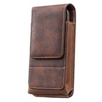 Sac de ceinture universel en cuir pour téléphone, avec clip de ceinture pour homme et sangle rotative à 360 degrés