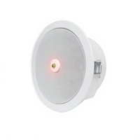Altavoz de Techo V Network con Micrófono Integrado, Fire Dome y Arranque Rápido para Audio Comercial en Oficinas