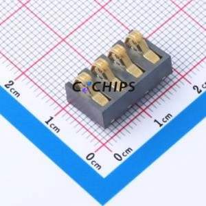 BC-45-4PD475F Button & Strip Battery Connector SMD Connector Gold -40℃~+85 - Product Image 1