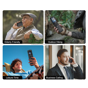 Téléphone portable pliable pour seniors à <span class=keywords><strong>double</strong></span> écran, grandes touches, son fort, numérotation rapide, <span class=keywords><strong>double</strong></span> carte <span class=keywords><strong>SIM</strong></span>, batterie 2000 mAh - Product Image 2