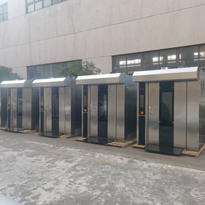เตาอบลมร้อนแบบหมุน 32 ถาด พกพาได้ ใช้แก๊ส 380V สำหรับอุปกรณ์อบขนมปัง/เค้ก/ขนมอบ รับประกันหนึ่งปี เหมาะสำหรับโรงสีแป้งและร้านเบเกอรี่ - Product Image 1