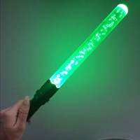 Baton de contrôle de clignotant LED, en plastique, outil d'avertissement pour la sécurité des routes, 2 pièces