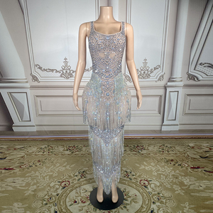 Abito <span class=keywords><strong>da</strong></span> <span class=keywords><strong>Sera</strong></span> Novance Y2904 con Gonna a Palloncino e Nappe, Elegante Vestito <span class=keywords><strong>da</strong></span> Cerimonia per Matrimoni e Feste di Compleanno 2023 - Product Image 1