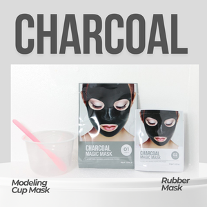 Masque facial magique coréen en caoutchouc, or, théier et charbon pour le contrôle du sébum, l'hydratation profonde et la réparation de la peau (tous types de peau) - Product Image 2