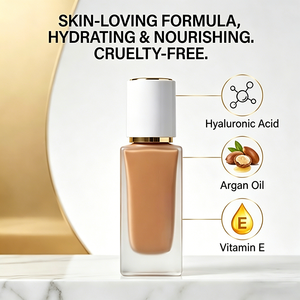 Base de <span class=keywords><strong>Maquillaje</strong></span> Líquida de Cobertura Total OEM, Control de Grasa, Logotipo Personalizado, Larga Duración, Múltiples Tonos, Resistente al Agua - Product Image 4