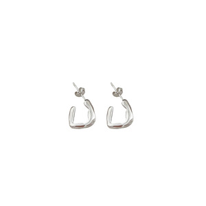 Ruitai S925 Sterling <b>Silver</b> Geometric U-Shaped <b>Stud</b> Earrings For Women Everyday Wear Elegant Fashionable Fine Jewelry - Product Image 5